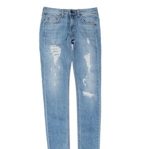 Rag & Bone Distressed Skinny Jeans